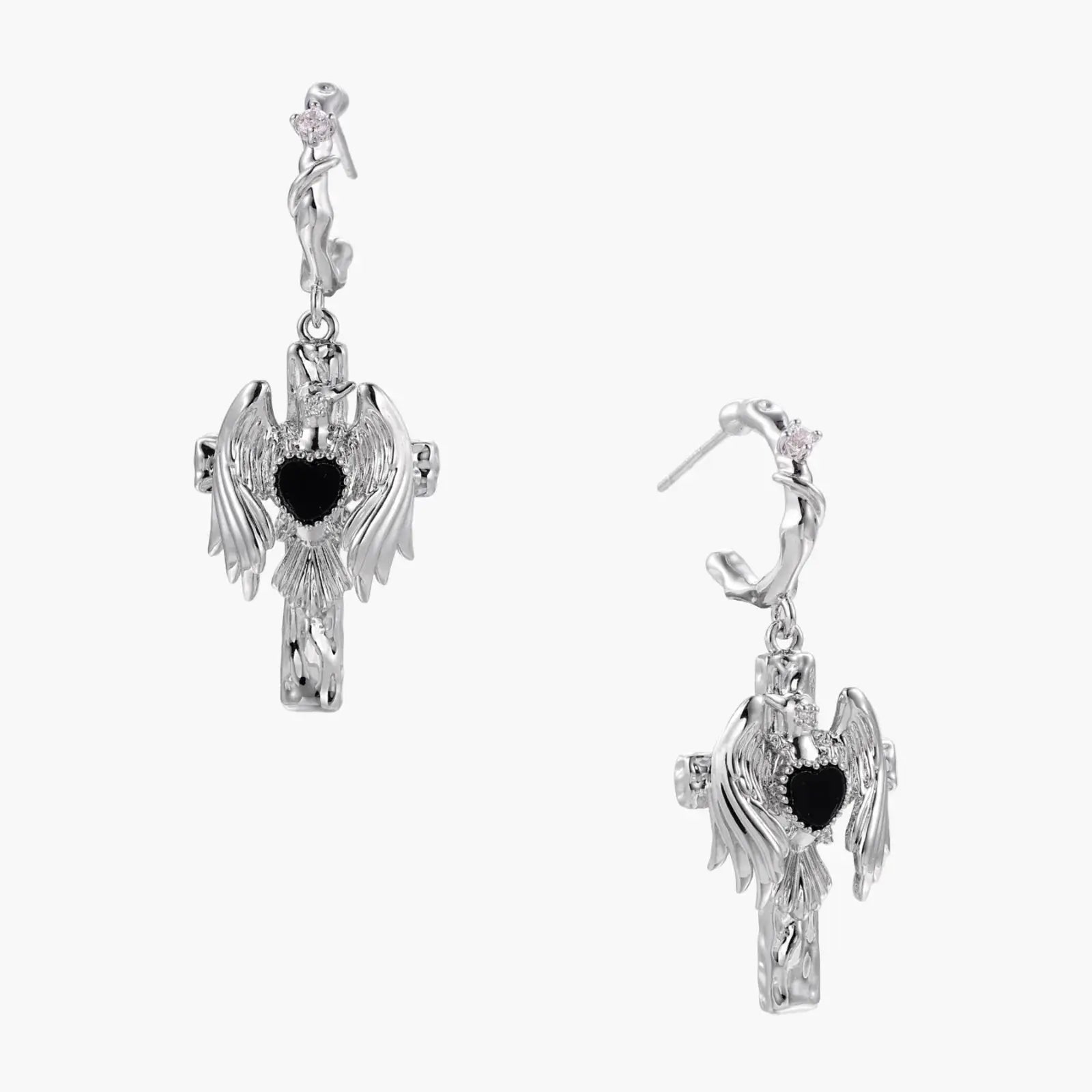 Gothic Angel Wings Earrings