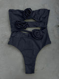 Laurice Black Seashore Textured One Piece Swimsuit MyBrazilianShop