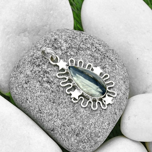 Star - Natural Picasso Jasper Pendant P-1454 SDP131411-1