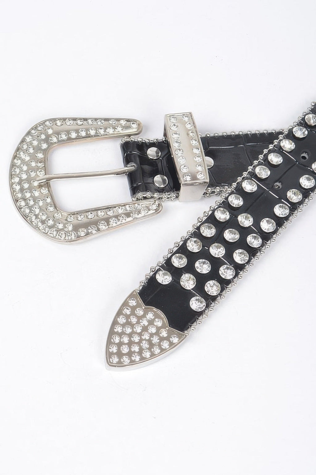 Radio City Studded Rhinestone Belt