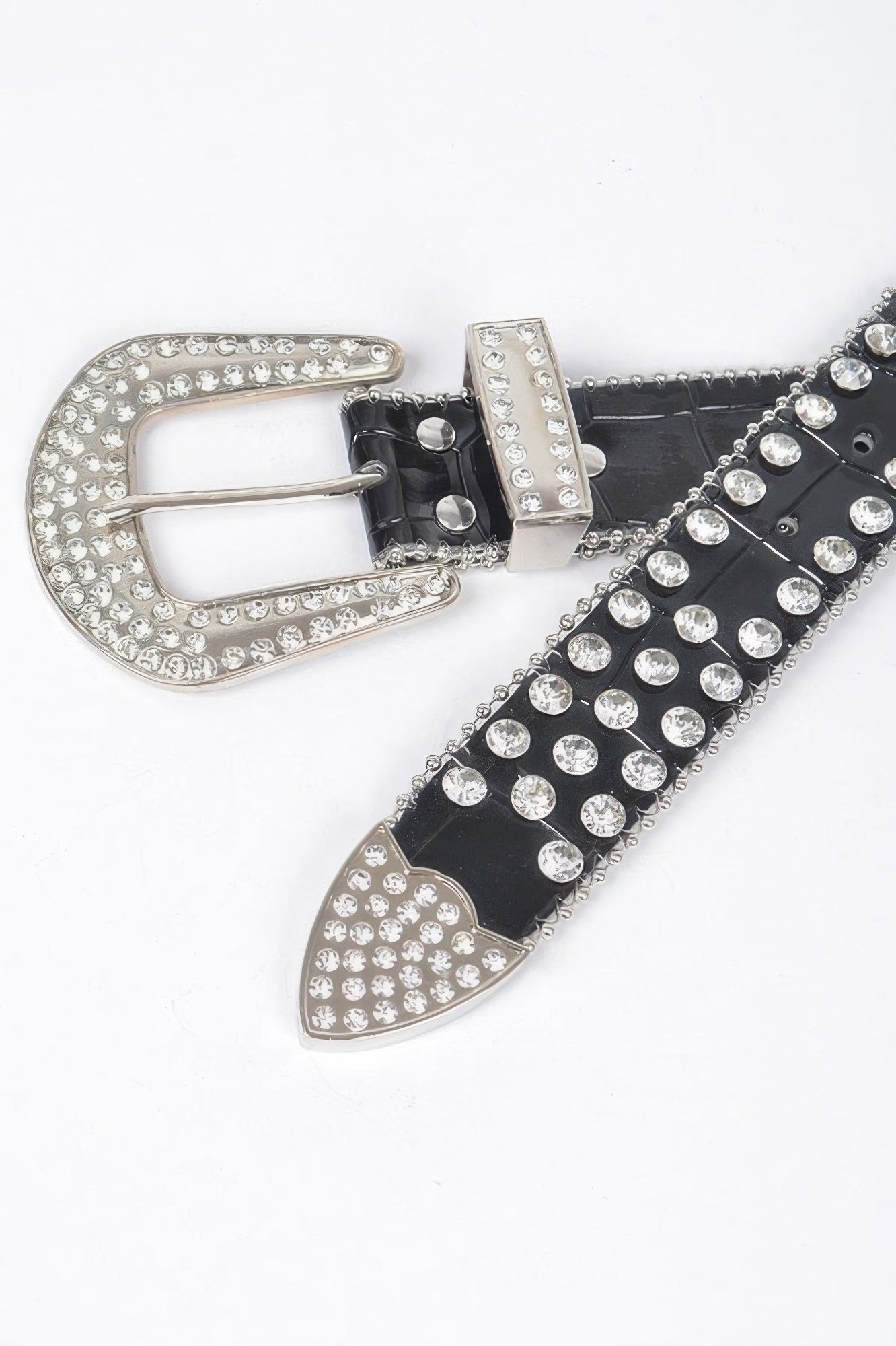 Radio City Studded Rhinestone Belt