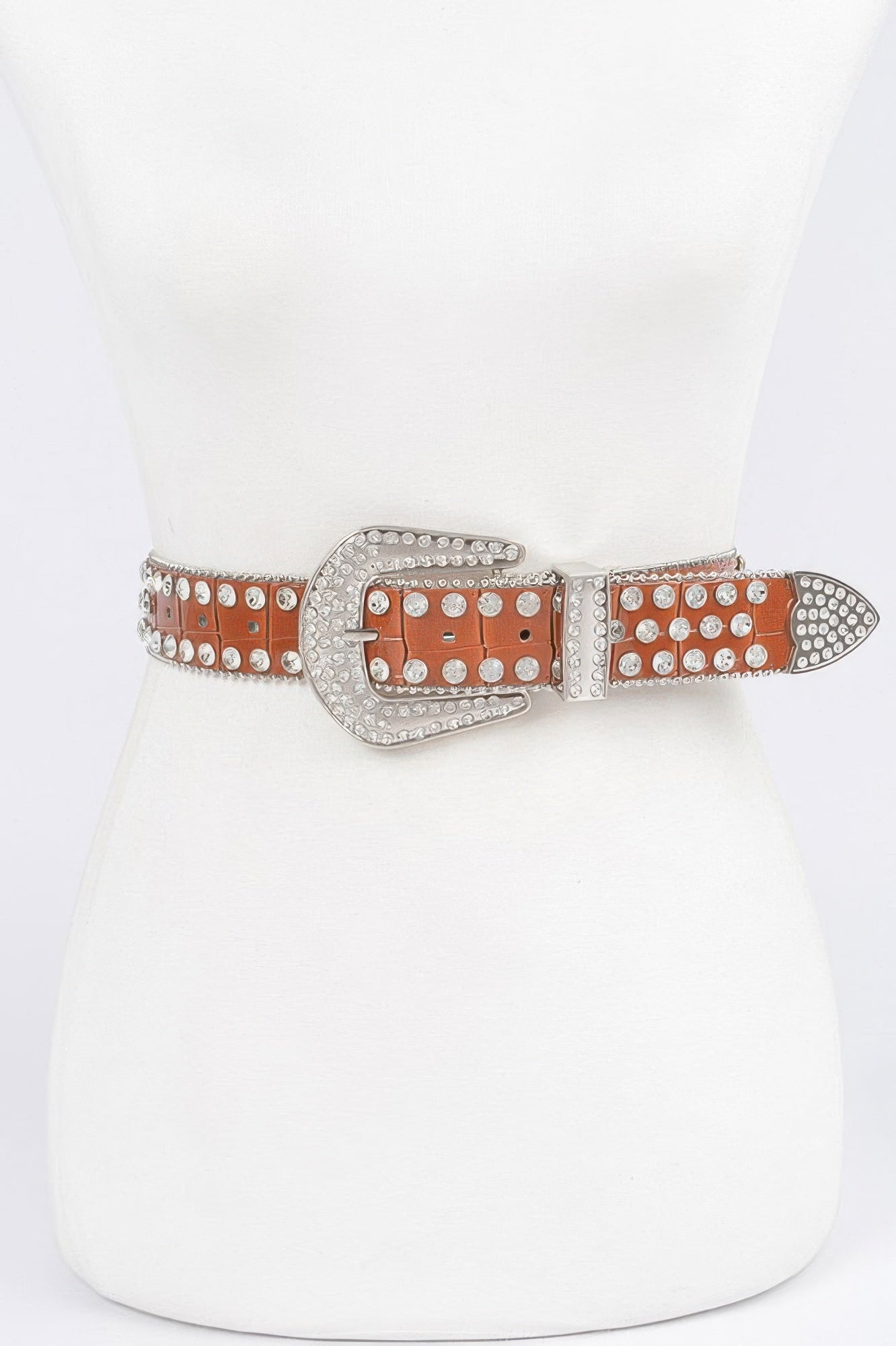 Radio City Studded Rhinestone Belt