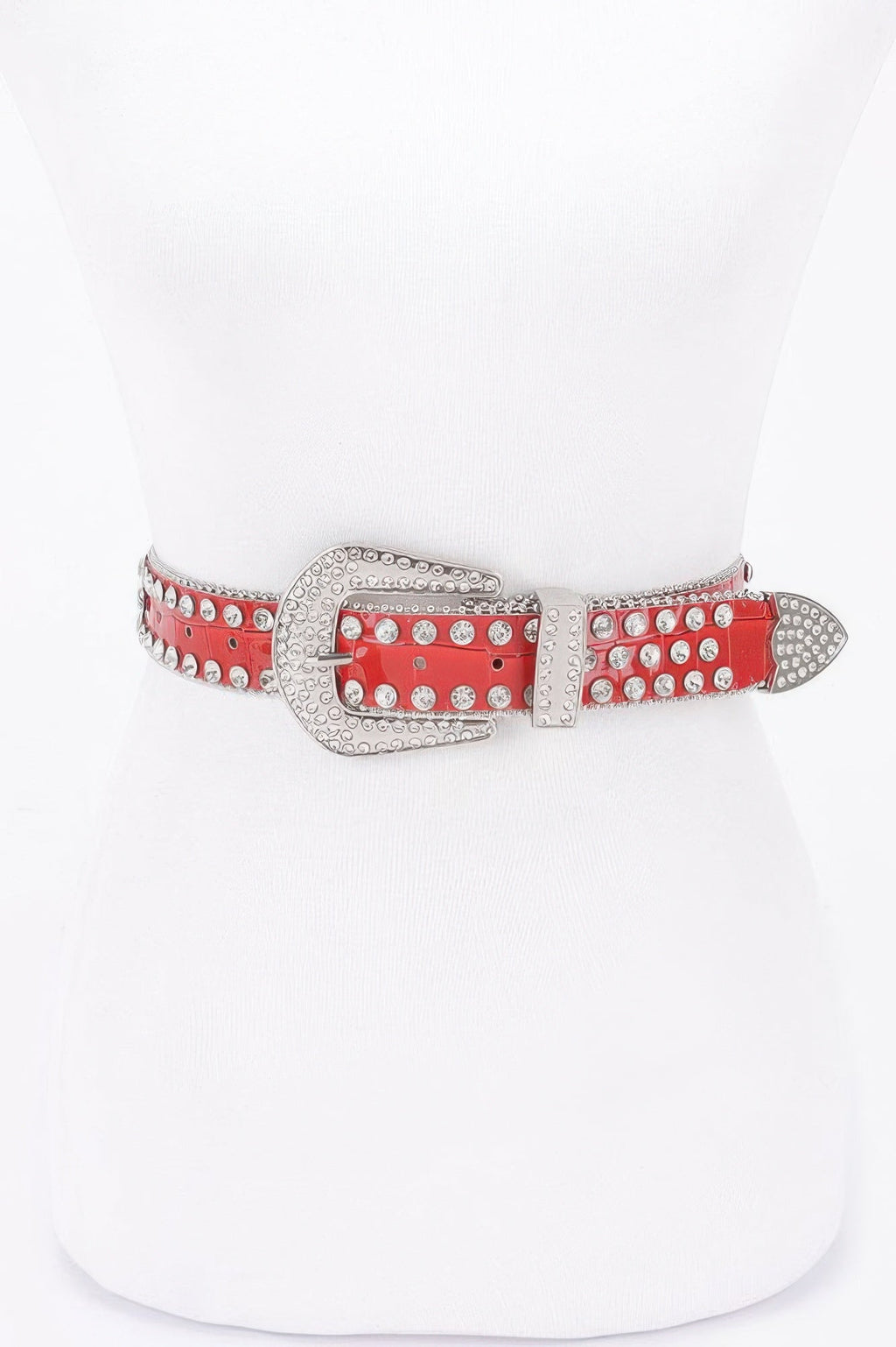 Radio City Studded Rhinestone Belt