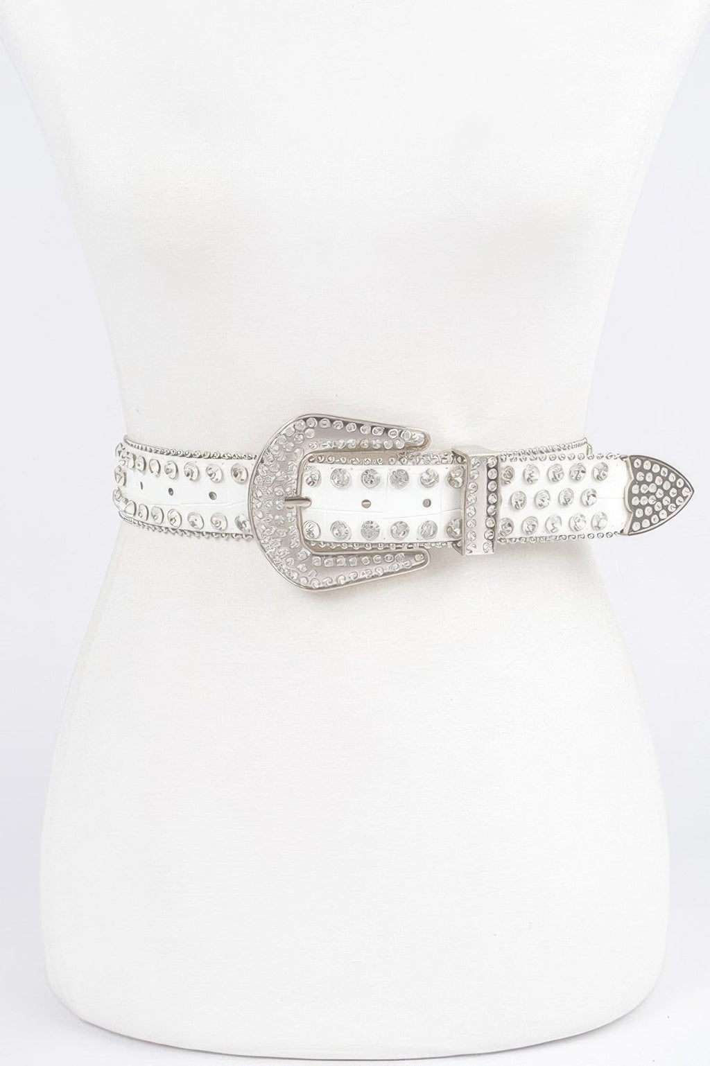 Radio City Studded Rhinestone Belt