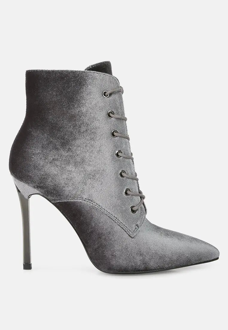 Bornsta Velvet Stiletto Boots - Velvet Violence
