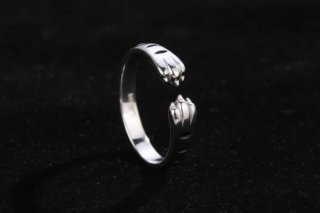 Cat Claw Ring – Dark Background v2