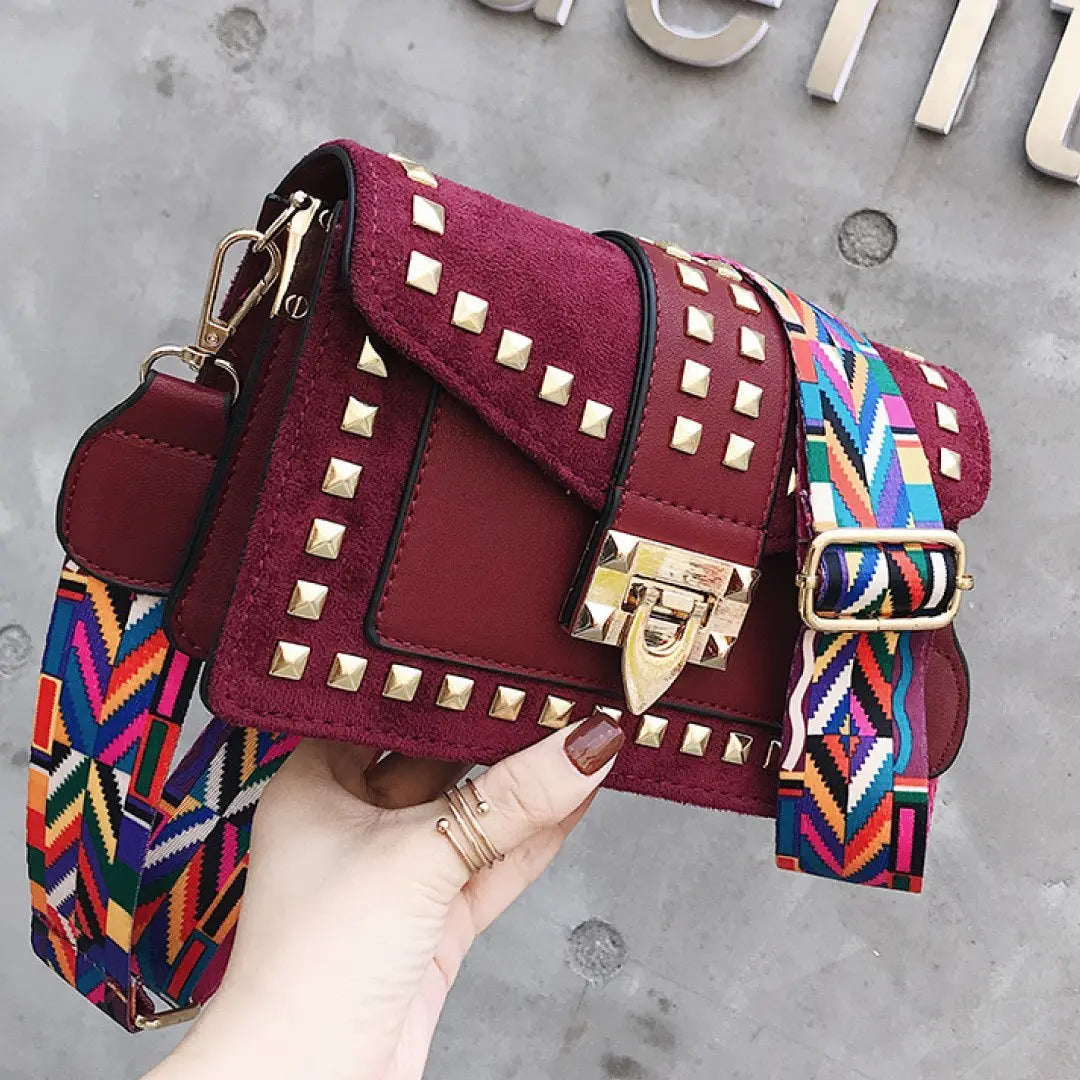 Betty Velvet Shoulder Bag