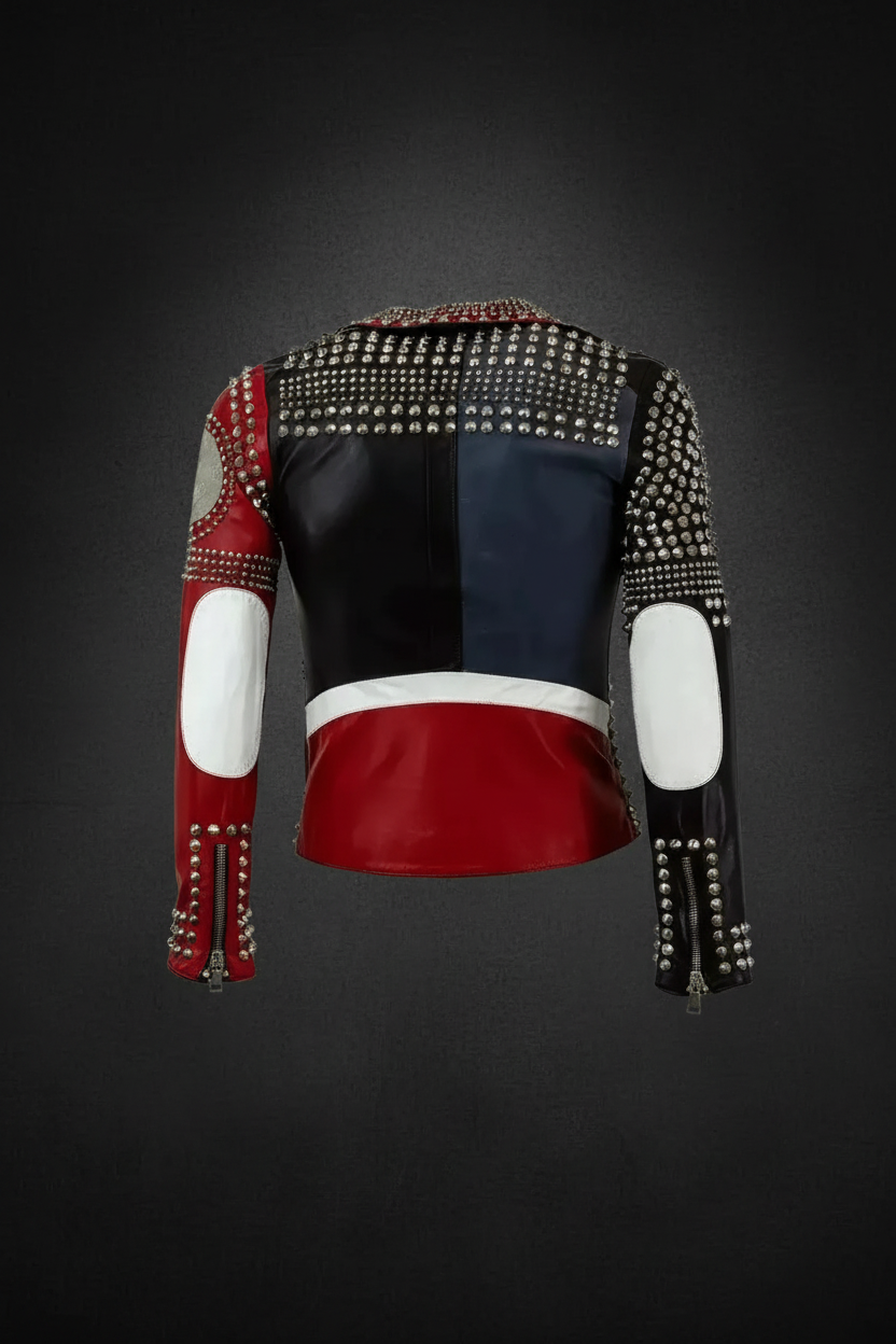 Gothic Studded Biker Jacket 2