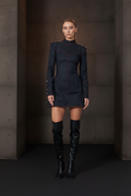 Harvey Denim Mini Dress - Moody Scene v2