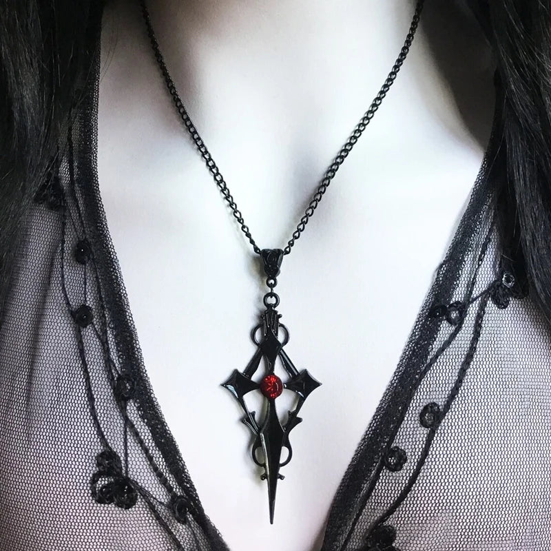 Blood Drop Pendant Necklace Darkstorm