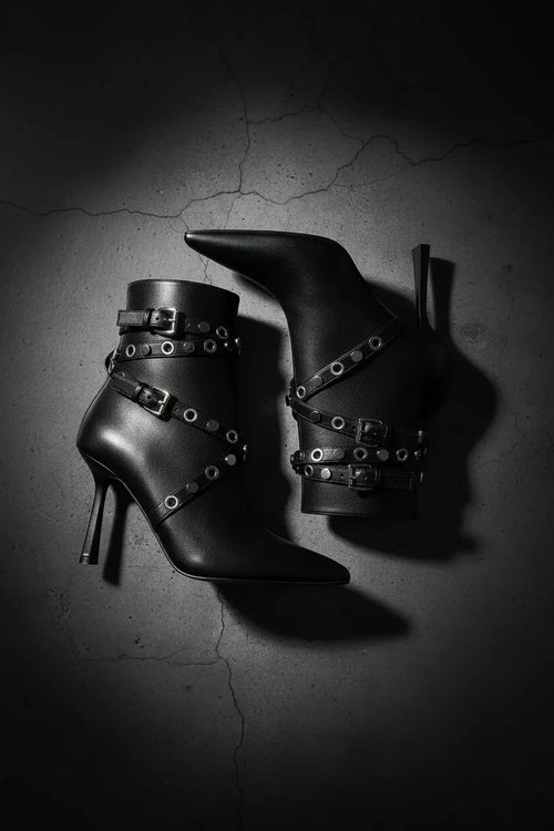 Jacinta Strappy Stiletto Boots London Rag