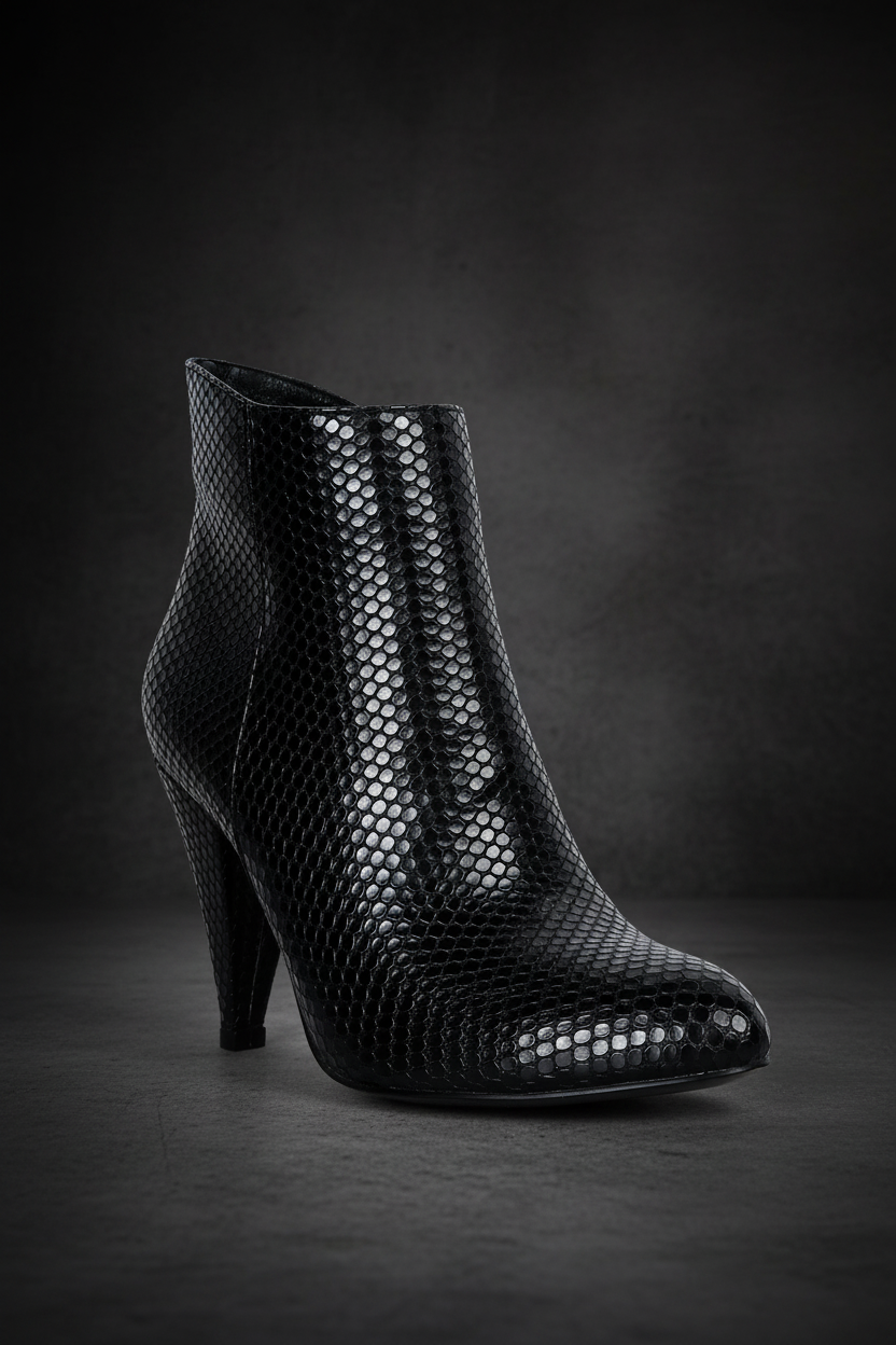 Lemon Tart Boot – Charcoal Background