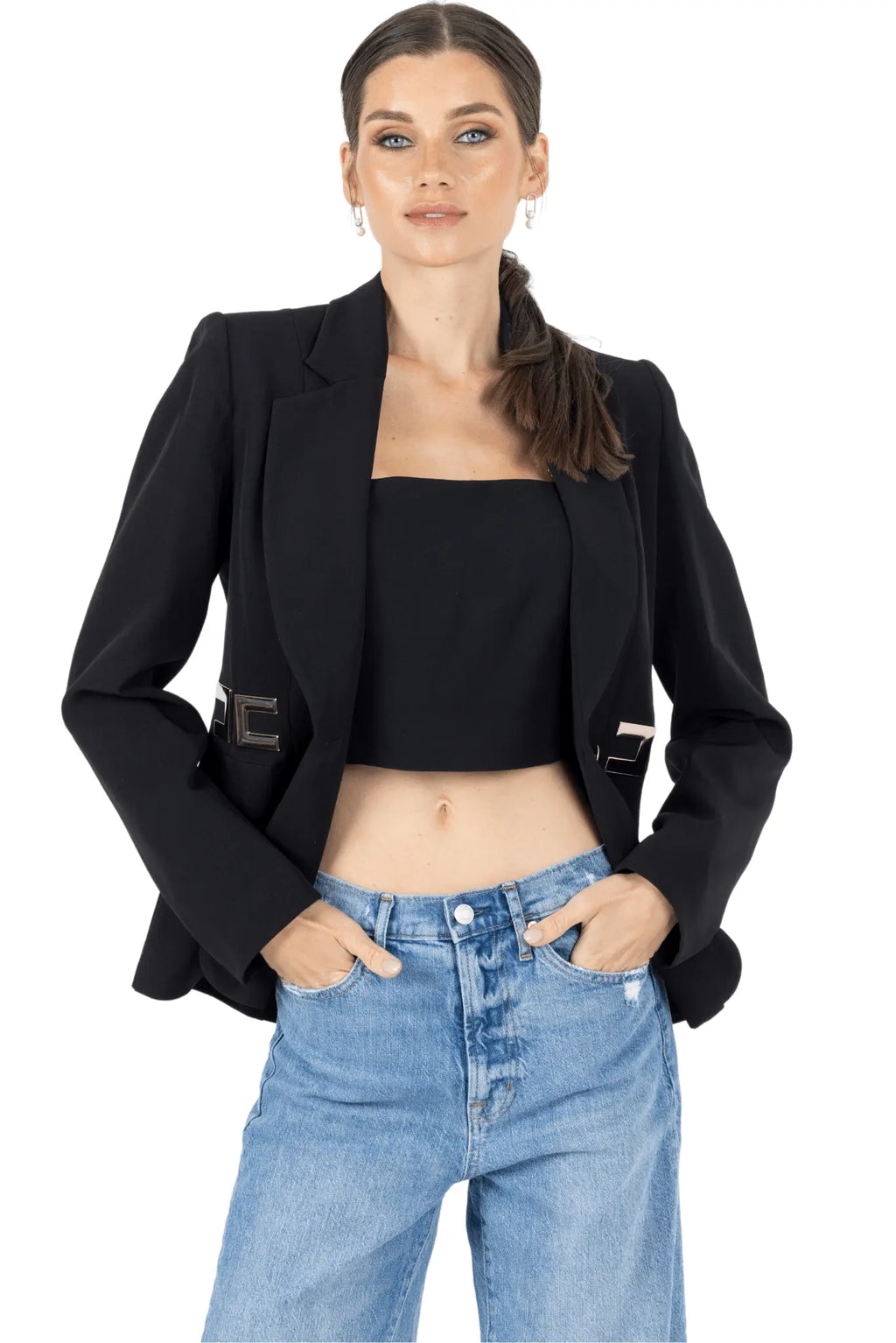 Richie Blazer in Black - Velvet Violence