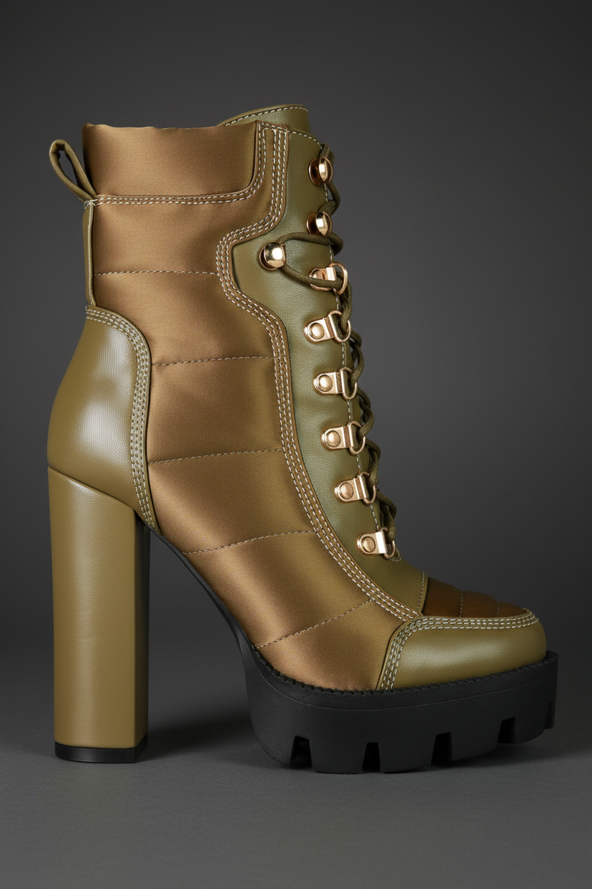 Scotch Boot Khaki – Dark Background